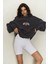 Mai Estambul Antrasit Oversize Unisex Sweatshirt 1