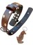 Köpek Boyun tasması hakiki deri kahverengi zımbalı kalınlık:3mm genişlik:3cm boyun ölçüsü:L.36-45cm ayarlamalı dog collar T1-27 3