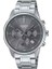 MTP-E515D-8AVDF Quartz Çelik Gri 41 mm Erkek Kol Saati 1