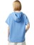 Nautıca Kadın Mavi Relaxed Fıt Kısa Kollu Sweatshırt 45K500T.4FW 2