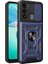 Tecno Spark 8c ile Uyumlu Kılıf Magnetik Standlı Kamera Korumalı Sürgülü Kapak 1