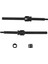 2 Adet 4mm Genişletilmiş Çelik Ön Aks Tahrik Mili Eksenel SCX24 1/24 Rc Paletli Araba Yükseltilmiş Parça Aksesuarları (Yurt Dışından) 4