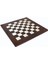 Ceviz Briar Satranç Tahtası Parlak Kaplama - 42X42X1,8 Cm - Kare: Cm 4 1