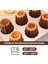 Karbon Çelik 6 Gözlü Yapışmaz Canele Kalıp Kek Tavası, Altın (Yurt Dışından) 3