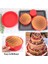 Yapışmaz Katmanlı Kek Pişirme Için Silikon Kalıp Bakeware Yuvarlak Kek Tavalar Çikolata Gökkuşağı Kek Doğum Günü Düğün Partisi Için 4 6 8 9 Inç 4'lü Set (Yurt Dışından) 2