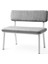 Sırtlı Bench Puf Metal Ayaklı Babyface Kumaş 40CMX95CM 1