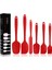 Silikon Spatula Seti - Kırmızı 6 Parça Paslanmaz Çelik Çekirdekli Yapışmaz Kauçuk Spatula - Pişirme, Pişirme ve Karıştırma Için Isıya Dayanıklı Spatula Mutfak Gereçleri Seti (Yurt Dışından) 1