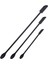 Mini Silikon Teleskopik Spatula ve Kepçe Kaşık, Mini Makyaj Spatula, Pişirme Için Isıya Dayanıklı Silikon Spatula Setleri, Kozmetik (Siyah) (Yurt Dışından) 1