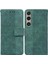 Sony Xperia 1 Vi 2024 Için Flip Case Cüzdan Kapak Geometrik Kabartmalı Pu (Yurt Dışından) 1