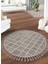 Konfor Beverly 2264 Yuvarlak Modern Dokuma Bukle Halı80x80 (Yuvarlak) 2