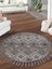 Konfor Beverly 2262 Yuvarlak Modern Dokuma Bukle Halı80x80 (Yuvarlak) 2