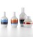 Lanix Modern Vazo Büyük Boy 25 cm Dekoratif Sert Plastik Modern Vazo 4'Lü Set 1