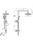 Nora S Banyo Bataryası + Lavabo Bataryası + 3c Duş Sistemi A45786 5
