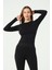 Uzun Kollu Yuvarlak Yaka Crop Top Seamless 1