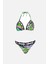 4625 Yeşil Desenli Bikini Takımı 5