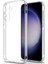 Samsung Galaxy S23 Fe Şeffaf Kılıf Kamera Korumalı ve Şarj Soket Tıpalı Elden Kaydırmaz Esnek Silikon 1