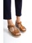 Deri Taba Anatomik Taban Comfort Kadın Sandalet TMD2060 5
