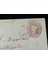 Ingiltere Klasik Dönem 1878 Victoria Dönemi Pink Penny Kendinden Pullu Antiye Zarf Postadan Geçmiş 2