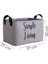 Gri Dolap Içi Çamaşır Çocuk Odası Oyuncak Düzenleyici Katlanır Saklama Sepeti Organizer 37 x 27 x 25 cm 4