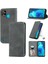 Tecno Pop 5 Basit Iş Kordon Deri Çanta Fermuar Cüzdan Için Kılıf (Yurt Dışından) 1