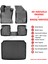 Seat Leon Ince Stepne 2005-2012 3D Araca Özel Paspas ve Bagaj Havuzu Bmy 1