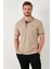 % 100 Pamuk Düğmeli Slim Fit Polo Yaka T Shirt Erkek Polo Yaka T Shirt 5902118 3