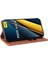 Xiaomi Poco X6 Pro Flip Kapak Için Flip Case Darbeye Deri Kılıf (Yurt Dışından) 5