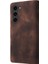 Samsung Galaxy S23 Flip Kapak Için Flip Case Basit Iş Deri Kılıf (Yurt Dışından) 4