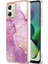 Motorola Moto G54 5g Yumuşak Tampon Ince Tpu Koruma Mermer (Yurt Dışından) 1
