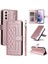Samsung Galaxy S21 Artı Darbeye Dayanıklı Basit Iş Cüzdan Için Flip Case (Yurt Dışından) 1