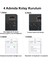 Apple iPad Pro 13 2024 Tablet Için Tablet Bluetooth Klavye 27 Cm(Tr Sticker)+Bluetooth Mouse+Stand 3