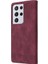 Samsung Galaxy S21 Ultra Basit Iş Deri Kılıf Flip Case Için Flip Case (Yurt Dışından) 4