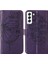 Samsung Galaxy S22 5g Kabartma Kelebek Premium Deri Flip Case (Yurt Dışından) 5
