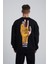 Erkek Imposıble Hand Baskılı Oversize Siyah Sweatshirt 1