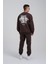 Erkek Oversize Kahverengi Sweatshirt 4