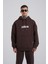 Erkek Oversize Kahverengi Sweatshirt 2