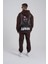 Erkek Oversize Kahverengi Sweatshirt 3