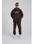 Erkek Oversize Kahverengi Sweatshirt 4