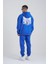 Erkek Oversize Saks Sweatshirt 4