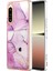 Sony Xperia 5 Iv Kart Yuvaları Için Kılıf Ince Cüzdan Yumuşak Tpu Tampon Mermer (Yurt Dışından) 1