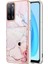 Oppo Için Kılıf A16/A16S/A54S Ince Cüzdan Mermer Yumuşak Tpu Tampon Kart Yuvaları (Yurt Dışından) 1