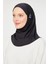 Kadın Tesettür Hijab Spor Şal Siyah 1
