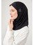 Kadın Tesettür Hijab Spor Şal Siyah 2