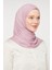 Kadın Tesettür Pratik Hijab Şal Pudra 1