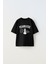 The Champ Fearless Yazılı Satranç Tasarım Baskılı Siyah Erkek Çocuk T-Shirt 1