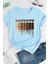 Only Trendwear Unisex Leopar Kalp Baskılı Oversize T-Shirt 1