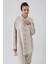 Kadın Keten Boyfriend Oversize Gömlek K100 1