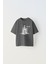 The Champ Life Is Life Yazılı Satranç Tasarım Baskılı Füme Erkek Çocuk T-Shirt 1