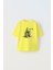 The Champ Life Is Life Yazılı Satranç Tasarım Baskılı Sarı Erkek Çocuk T-Shirt 1