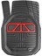 Opel Tigra 2004-2009 Araca Uyumlu Krom Kırmızı Derin Havuzlu Siyah Oto Paspas Takımı 1